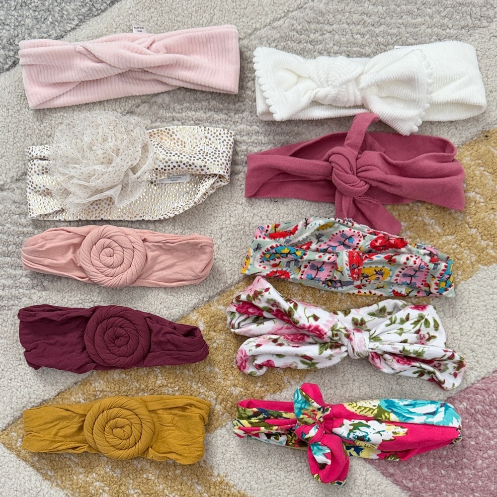 Assorted Fabric Headbands for Toddlers